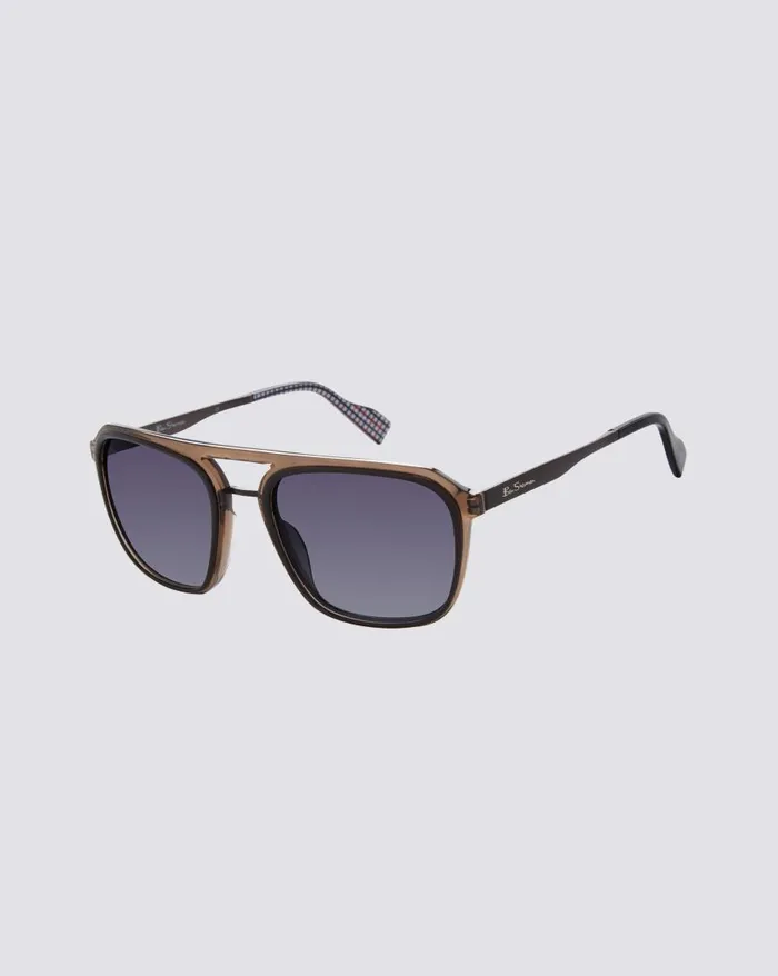 Ben Sherman Sunglasses Men Coleman Polarized Gradient Eco Sunglasses 8211 Black