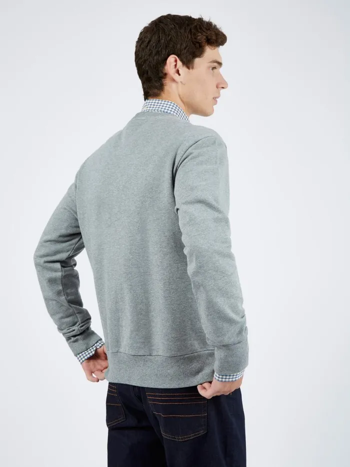 Ben Sherman Sweatshirts and Hoodies Men B By TricotLoopback Sweatshirt 8211 Steel