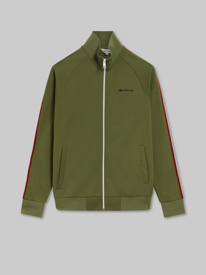 Ben Sherman Sweatshirts and Hoodies Men Signature ZipThrough Track Jacket 8211 Loden Ben Sherman Sweatshirts and Hoodies Men Signature ZipThrough Track Jacket 8211 Loden