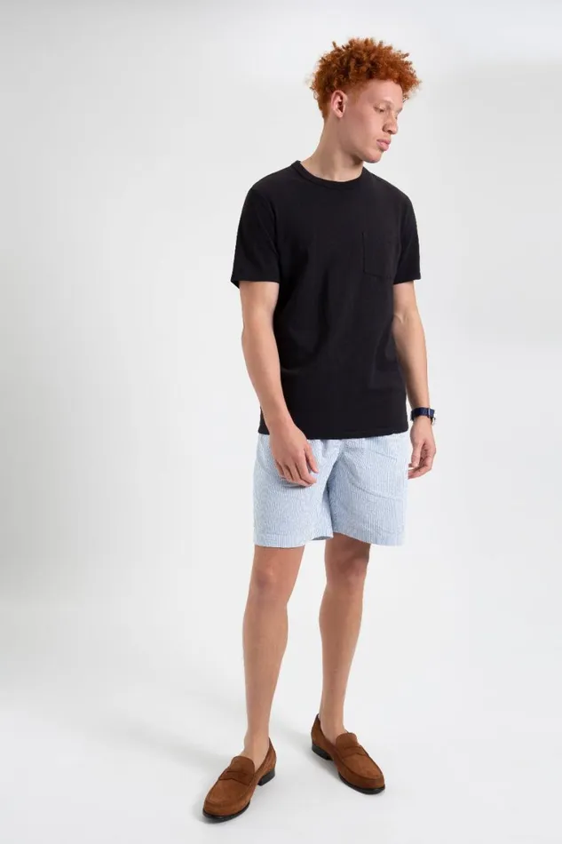 Ben Sherman TShirts and Graphic Tees Men Garment Dye Beatnik ShortSleeve TShirt 8211 Washed Black