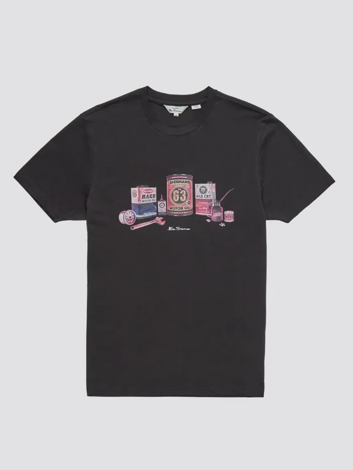 Ben Sherman TShirts and Graphic Tees Men Organic Jersey ChestPrint Graphic Tee Ben Sherman TShirts and Graphic Tees Men Organic Jersey ChestPrint Graphic Tee