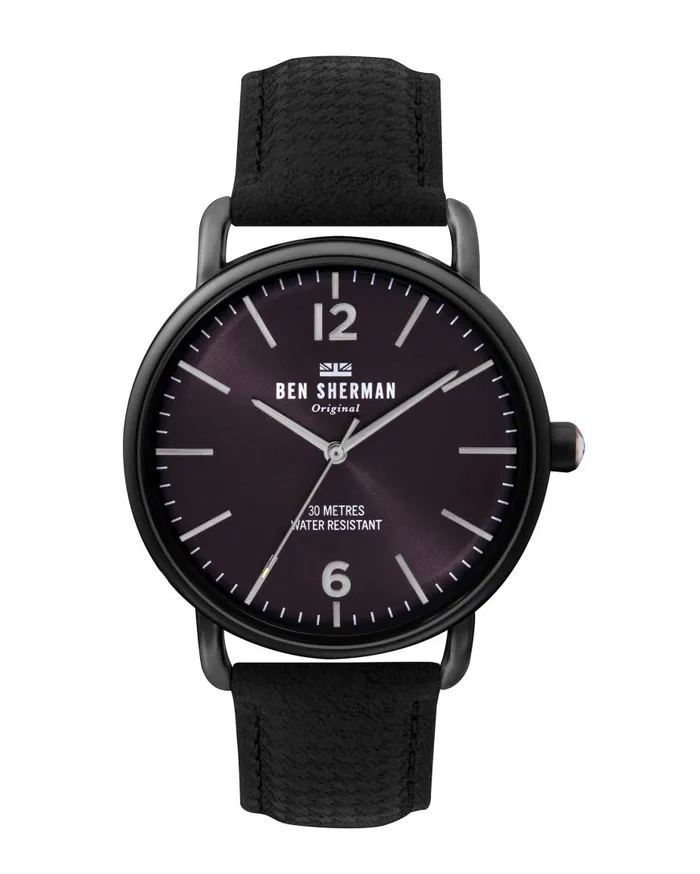 Ben Sherman Watches Men Brighton Dogtooth Watch 8211 BlackBlackBlack