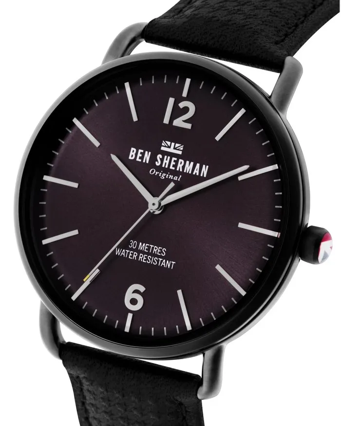 Ben Sherman Watches Men Brighton Dogtooth Watch 8211 BlackBlackBlack