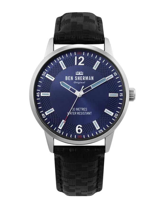 Ben Sherman Watches Men Daltrey Social Watch 8211 BlackNavySilver
