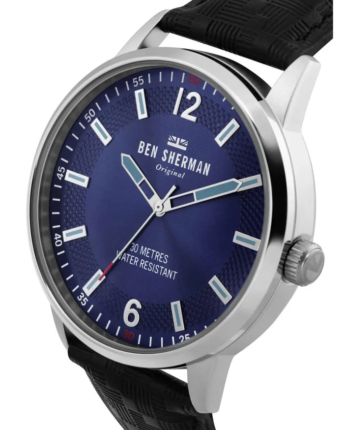 Ben Sherman Watches Men Daltrey Social Watch 8211 BlackNavySilver