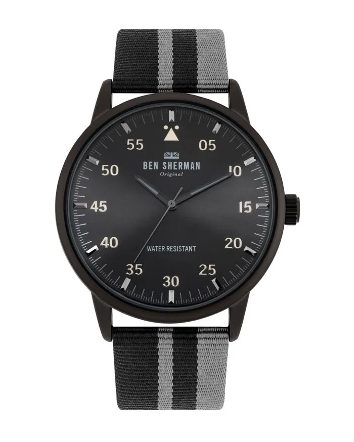 Ben Sherman Watches Men Daltrey Sport Watch 8211 BlackBlackBlack