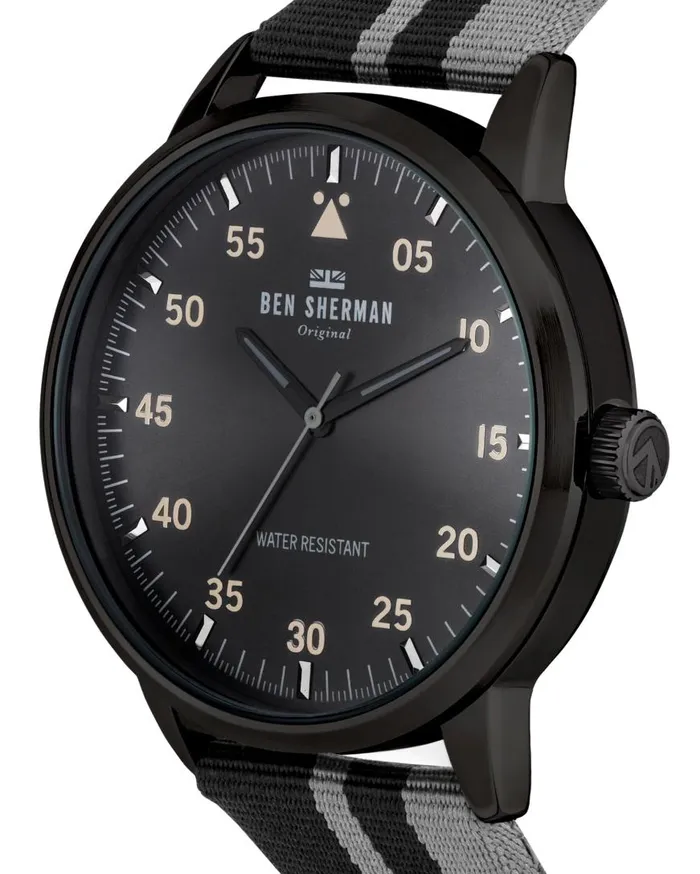 Ben Sherman Watches Men Daltrey Sport Watch 8211 BlackBlackBlack