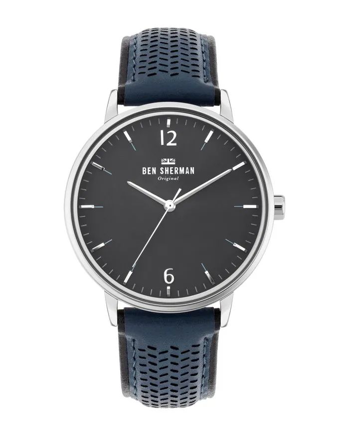Ben Sherman Watches Men Portobello Social Watch 8211 NavyGreySilver