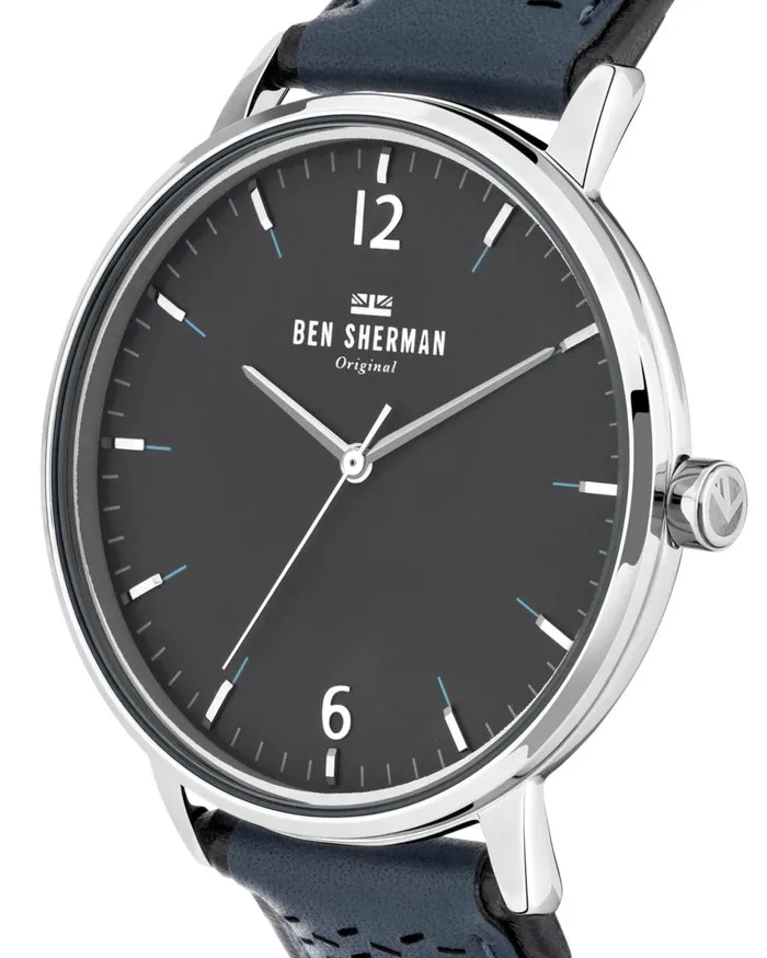 Ben Sherman Watches Men Portobello Social Watch 8211 NavyGreySilver