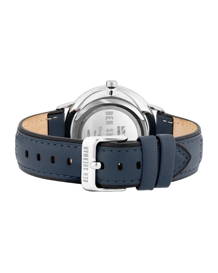 Ben Sherman Watches Men Portobello Social Watch 8211 NavyGreySilver