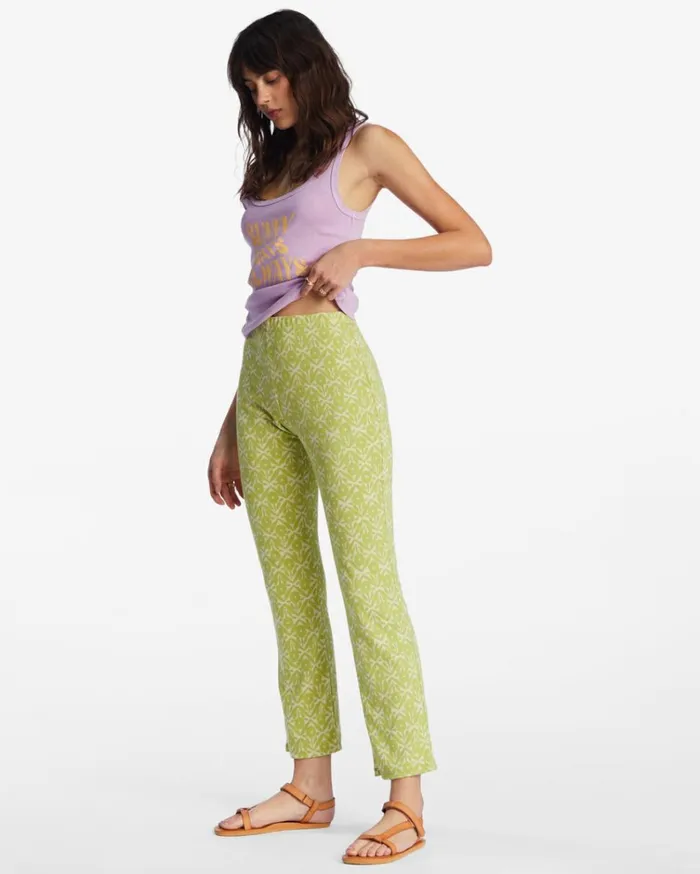 Better Together Ankle Bootcut Knit Pants Moss Meadow Women Billabong Pants