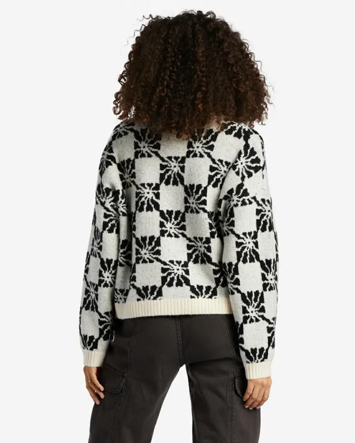 Beyond Basic VNeck Sweater Black Sands Women Billabong Sweaters