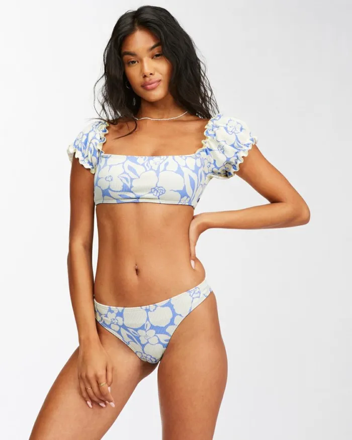 Beyond The Blue Isla LowRise Bikini Bottoms Salt Crystal Women Billabong Bikini Bottoms