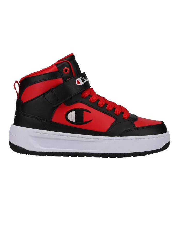 Big Kids039 Drome Hi Cb Scarletblack Kids Champion Court