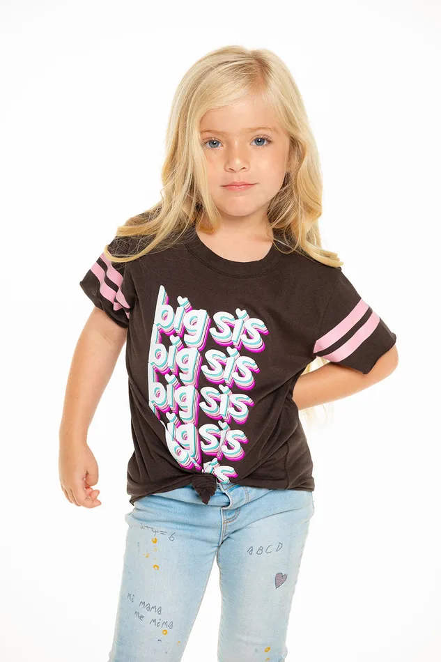 Big Sis Tee Girls Tops Chaser Brand
