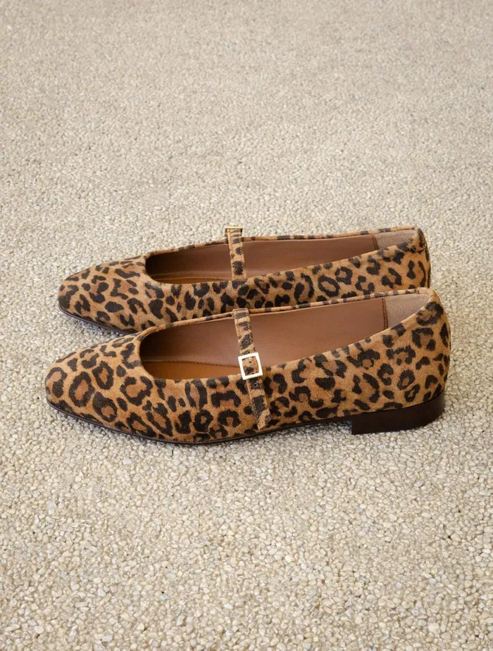 Bobbies Ballet Flats Mikie Wild Leo 8211 Women