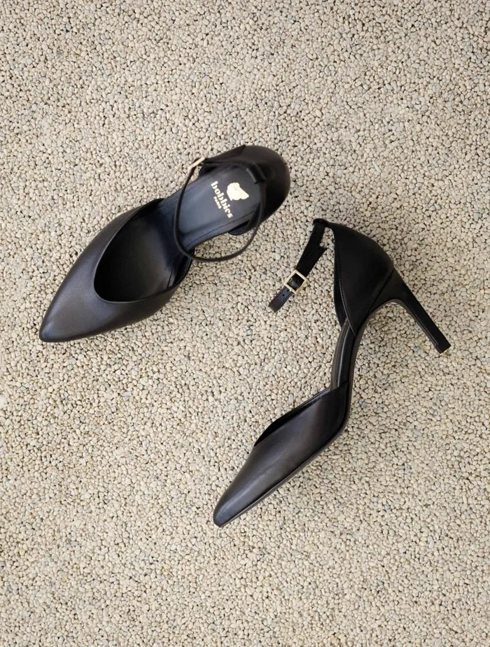 Bobbies Pumps and Mary Janes Heather Passion Black 8211 Women