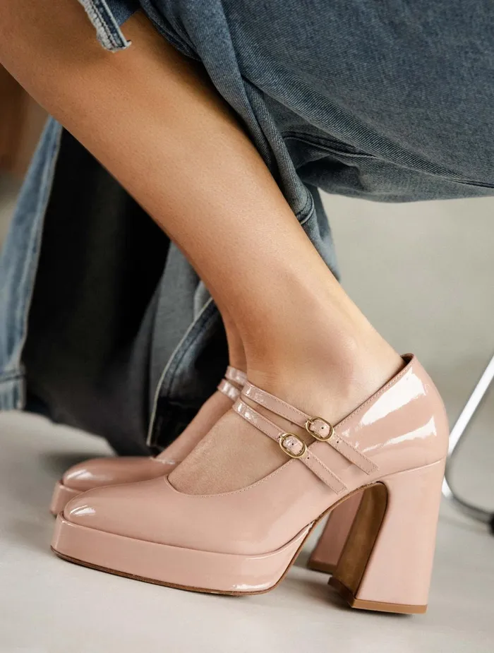 Bobbies Pumps and Mary Janes Louise Ballet Rose 8211 Women