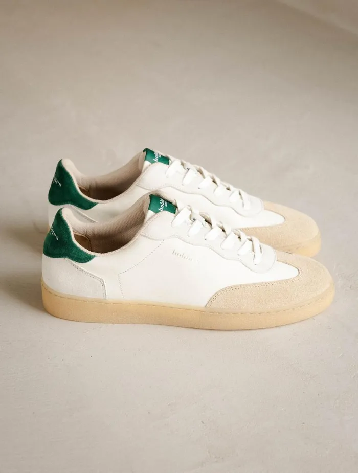 Bobbies Sneakers Bahia Off White and Imperial Green 8211 Women