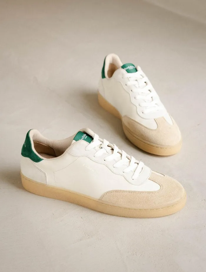 Bobbies Sneakers Bahia Off White and Imperial Green 8211 Women