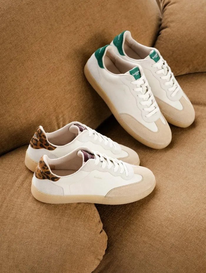 Bobbies Sneakers Bahia Off White and Imperial Green 8211 Women