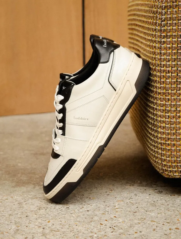 Bobbies Sneakers Cyrus Off White and Deep Black 8211 Men