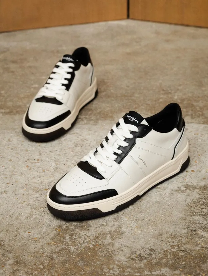 Bobbies Sneakers Cyrus Off White and Deep Black 8211 Men