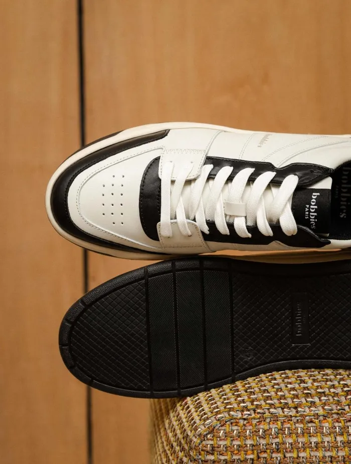 Bobbies Sneakers Cyrus Off White and Deep Black 8211 Men