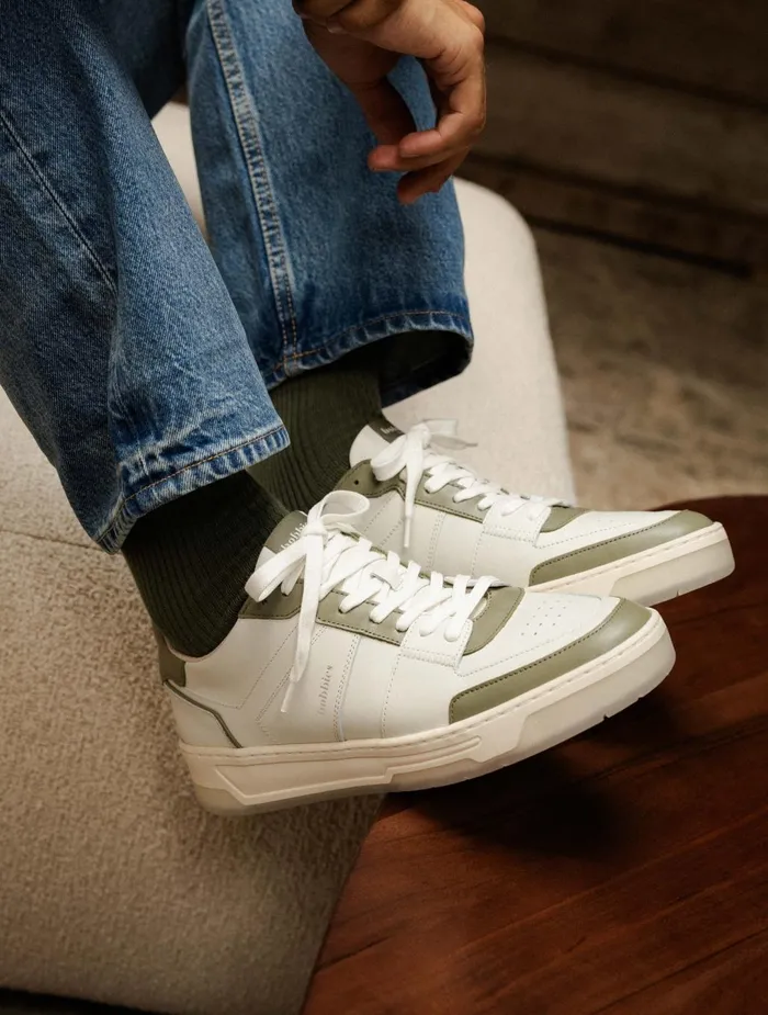Bobbies Sneakers Cyrus Off White and Rosemary 8211 Men