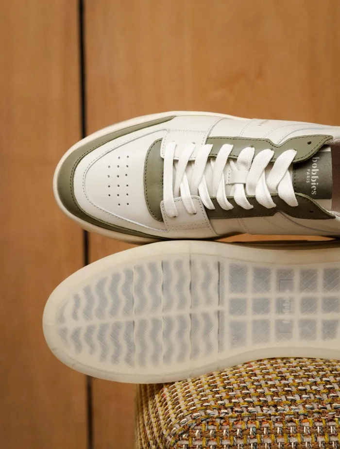 Bobbies Sneakers Cyrus Off White and Rosemary 8211 Men