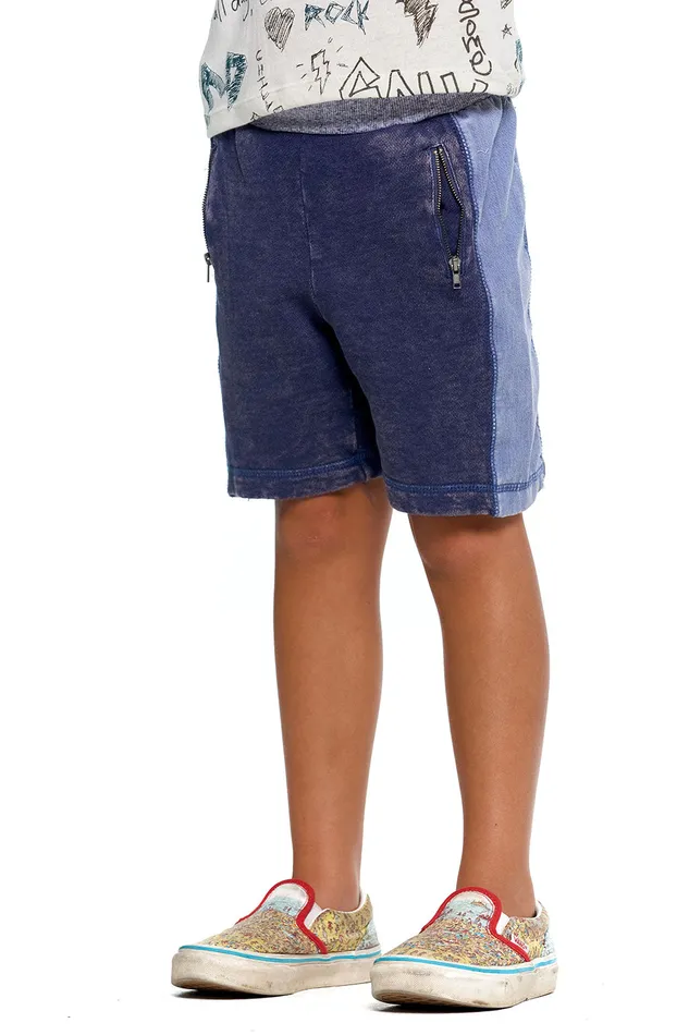 Bottoms Chaser Brand Boys Linen French Terry With Heirloom Wovens And Rib Zipper Bottoms Chaser Brand Boys Linen French Terry With Heirloom Wovens And Rib Zipper