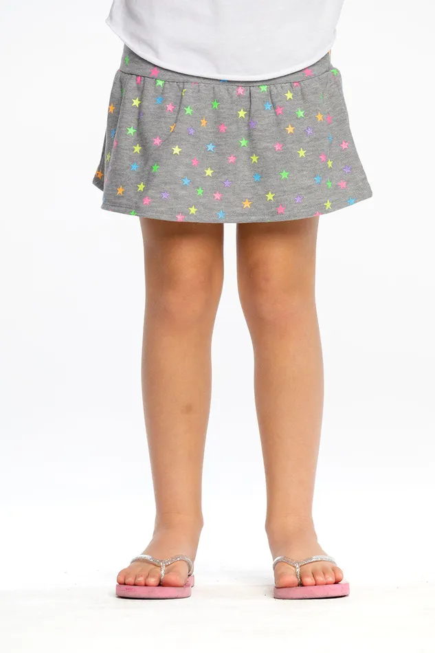 Bottoms Girls Chaser Brand Glitter Stars Skort