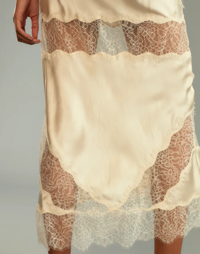 Bottoms Women Cynthia Rowley Lya Silk Skirt