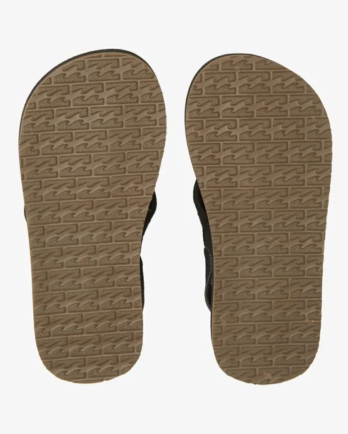 Boy039s 27 Stoked Sandals Black MenKids Billabong Flip Flops