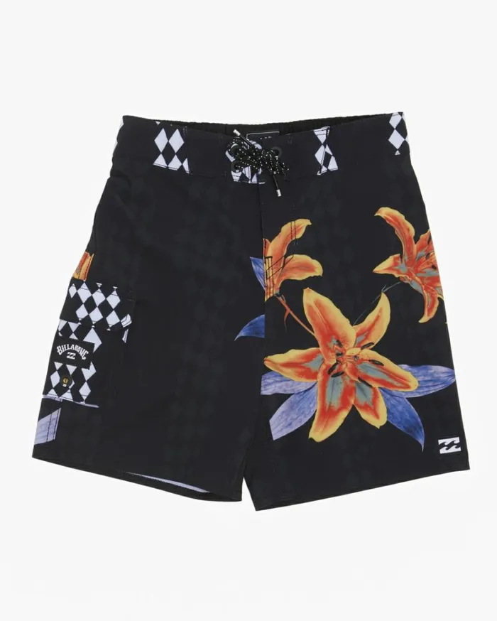 Boy039s 27 Sundays Pro Performance 13034 Boardshorts Charcoal MenKids Billabong Short Length