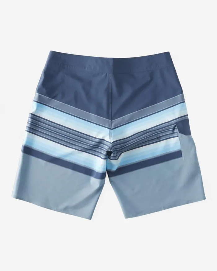 Boy039s All Day Stripe Pro Performance 16034 Boardshorts Blue Haze MenKids Billabong Side Pockets