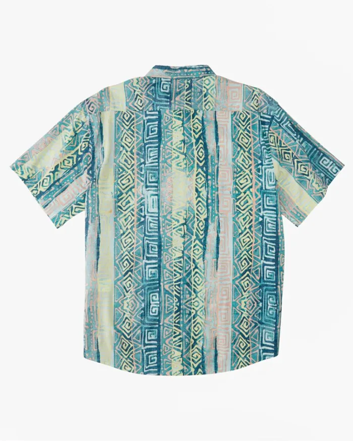 Boy039s Sundays Short Sleeve Shirt Aqua Kids Billabong Boys039 Shirts