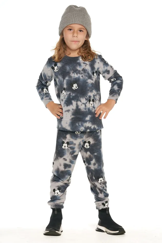 Boys Chaser Brand Disney Mickey MouseTie Dye Mickey Toss Pant Bottoms