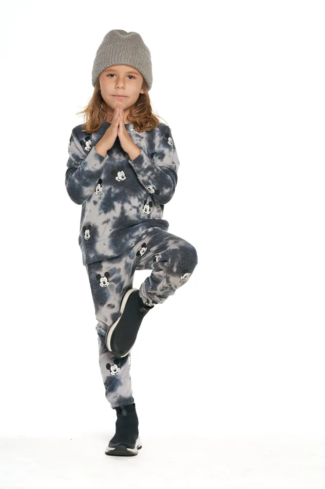 Boys Chaser Brand Disney Mickey MouseTie Dye Mickey Toss Pant Bottoms