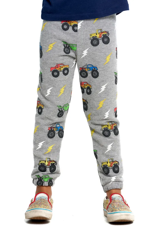 Boys Chaser Brand Monster Truck Rally Pants Bottoms