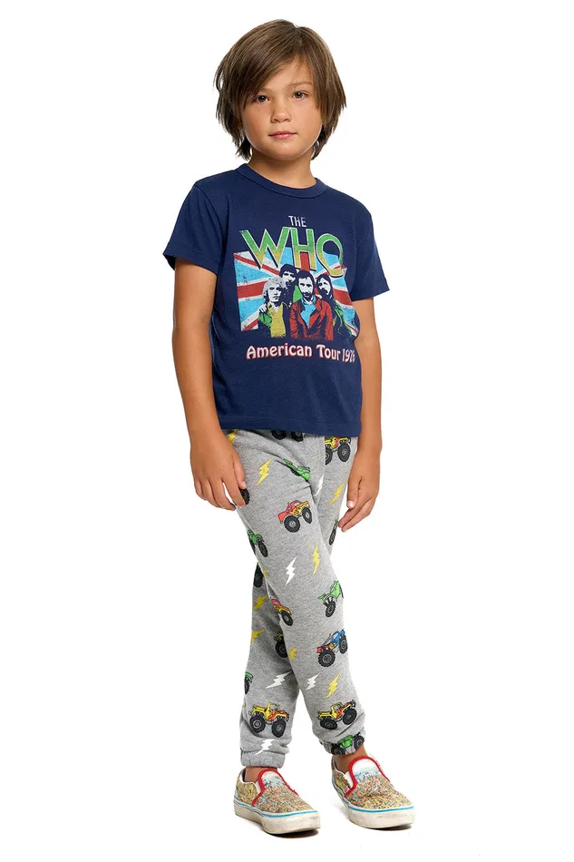Boys Chaser Brand Monster Truck Rally Pants Bottoms