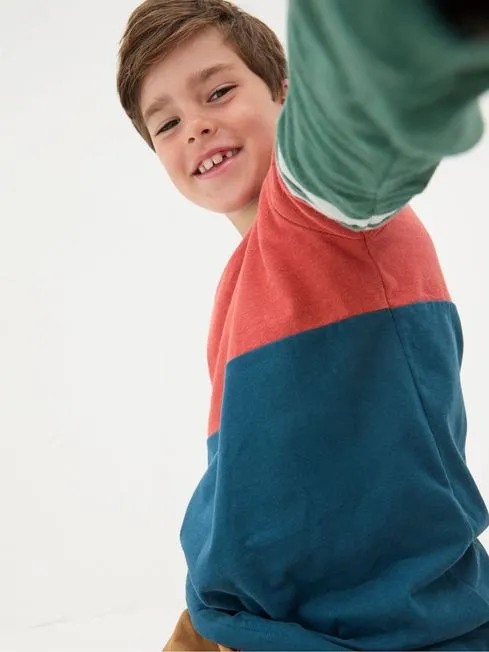 Boys Fatface TShirts and Polos Black Stripe TShirts 3 Pack