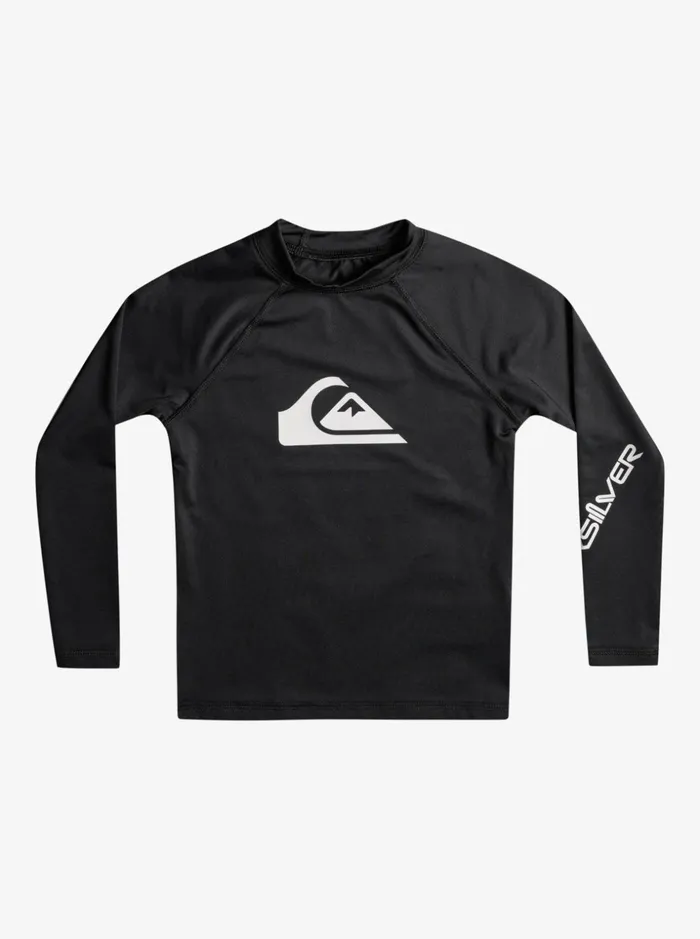 Boys Quiksilver Rashguards Boy039s 27 All Time Ls Boy LSL Surf Tee Black Boys Quiksilver Rashguards Boy039s 27 All Time Ls Boy LSL Surf Tee Black
