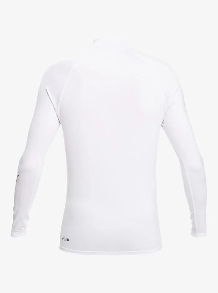 Boys Quiksilver Rashguards Boy039s 816 All Time Ls Youth LSL Surf Tee White Boys Quiksilver Rashguards Boy039s 816 All Time Ls Youth LSL Surf Tee White