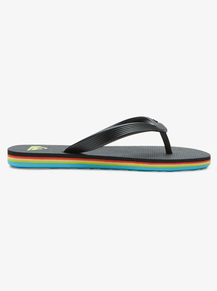 Boys Quiksilver Sandals Boy039s 816 Molokai Core FlipFlops Black 2 Boys Quiksilver Sandals Boy039s 816 Molokai Core FlipFlops Black 2