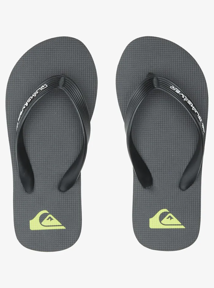 Boys Quiksilver Sandals Boy039s 816 Molokai Core FlipFlops Black 2 Boys Quiksilver Sandals Boy039s 816 Molokai Core FlipFlops Black 2