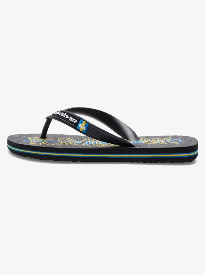 Boys Quiksilver Sandals Boy039s 816 Molokai FlipFlops Black 5 Boys Quiksilver Sandals Boy039s 816 Molokai FlipFlops Black 5