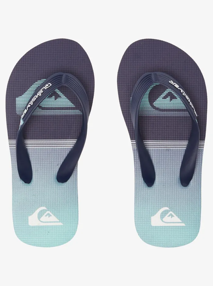 Boys Quiksilver Sandals Boy039s 816 Molokai FlipFlops Bluebluewhite