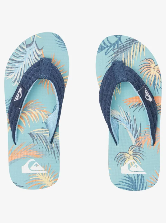 Boys Quiksilver Sandals Boy039s 816 Molokai Layback Sandals Blue 2