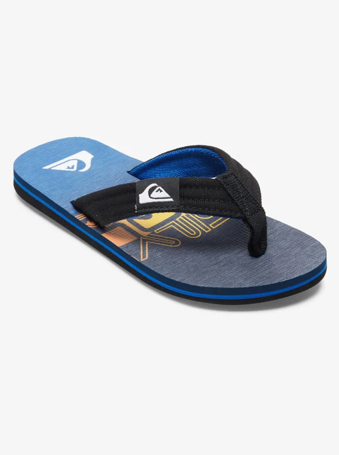 Boys Quiksilver Sandals Boy039s 816 Molokai Layback Sandals Blue 6